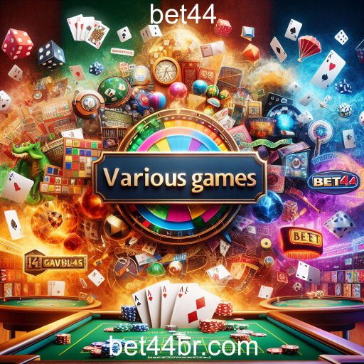 Descubra a Diversão nos Jogos Diversos da Bet44